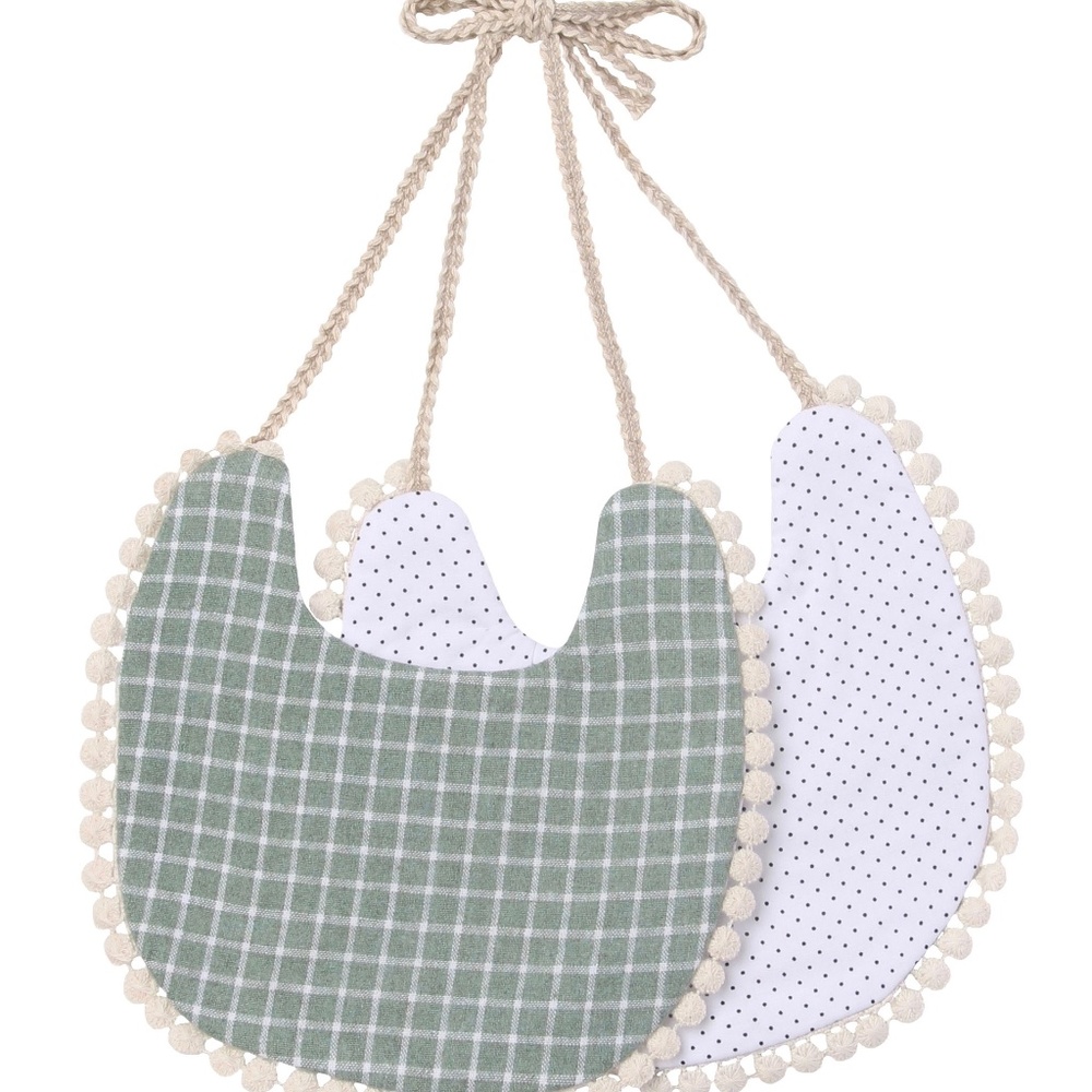 Brand New Baby Reversible Bibs 3 Pack